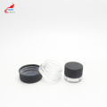 CBD Concentrate dry flower Packaging Cylinder 5g 10g 15g 30g 50g 100g 120g 200g clear Glass Jar with Child proof cap CF-50AN